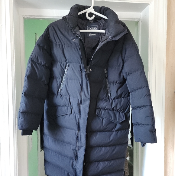 Herno Laminar Jackets & Blazers - Herno Laminar three-quarter black puffy coat.